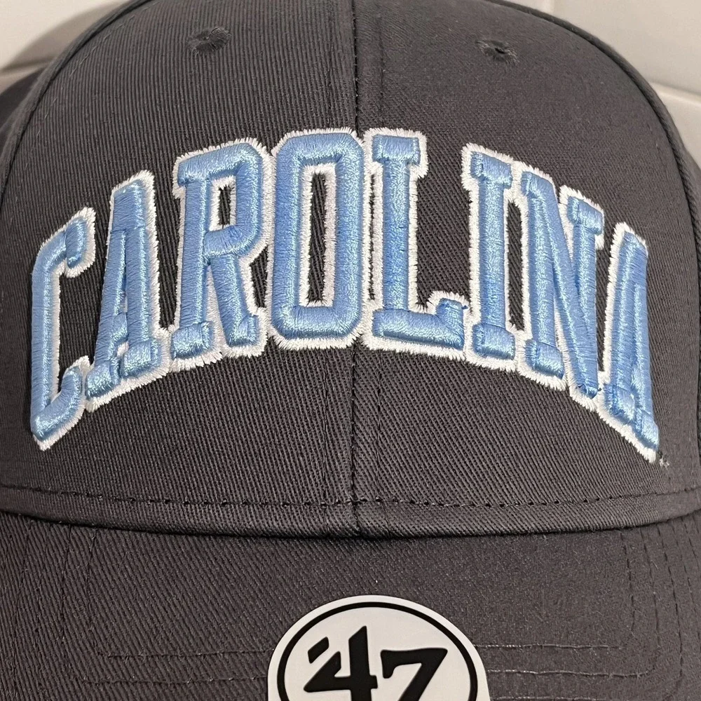 '47 Brand UNC North Carolina Tar Heels NCAA MVP Adjustable Grey Hat Cap OSFM